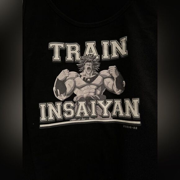 Dragon Ball Z “Train Insaiyan” Men’s Graphic Tank Top – Size XL - Picture 6 of 7